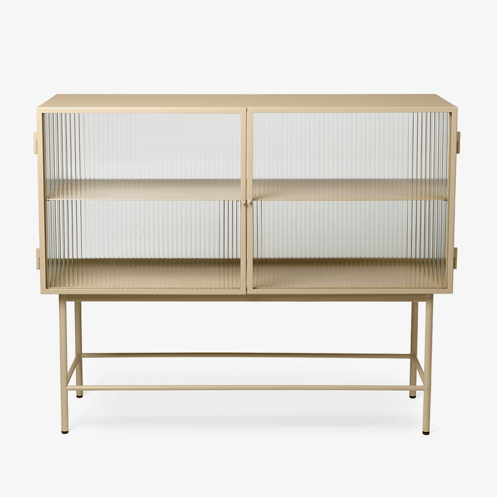 HAZE SIDEBOARD REEDED GLASS CASHMERE